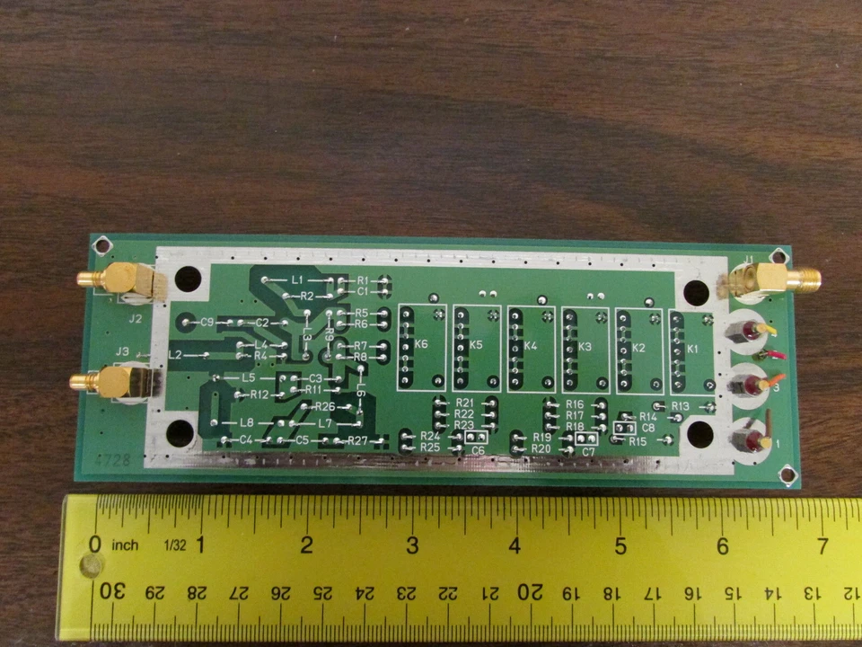 HP / Yokogawa Circuit Board p/n 04195-66527 With 6 Relays - Image 2 of 3