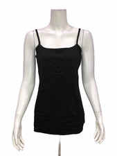 Liz Claiborne New York Women's Essentials Scoop Neck Camisole Black Small Size
