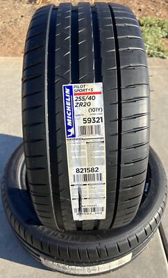 SET OF TWO BRAND NEW 255/40ZR20 Michelin Pilot Sport 4S PS4S Tires