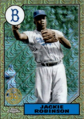 Jackie Robinson 2022 Topps Series 1 1987 Chrome Card #T87C-62 | eBay