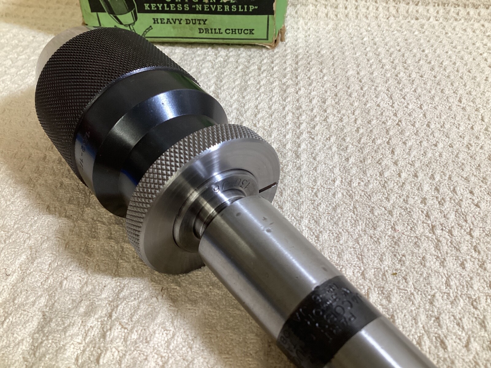 ALBRECHT KEYLESS DRILL CHUCK C130 1 MM - 13 MM FOR SOUTHBEND,BRIDGEPORT,LOGAN
