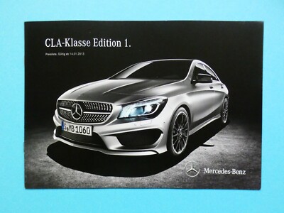 Brochure / Catalogue / Brochure - Mercedes CLA-Class - Edition 1 - 01/13