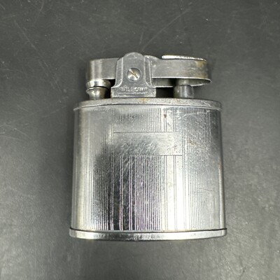 Vintage Willow Automatic Silver Chrome Cigarette Lighter Pocket MCM Retro