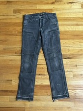 Vintage Carhartt Jeans -Grey- Flannel Lined - Size 4
