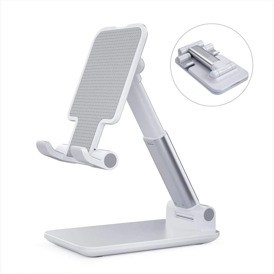 Foldable Adjustable Tablet For Phone iPad iPhone Desktop Holder Mount Stand  - Image 4 of 4