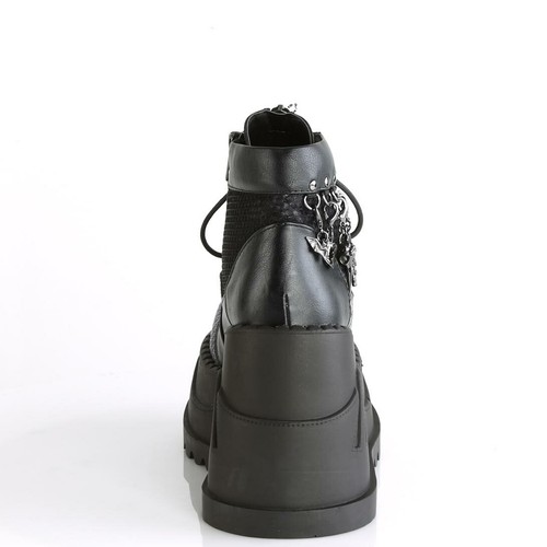 Demonia Stomp-18 Charm Wedge Boots • Ships in 2-4 Weeks • Gothic - Picture 4 of 4