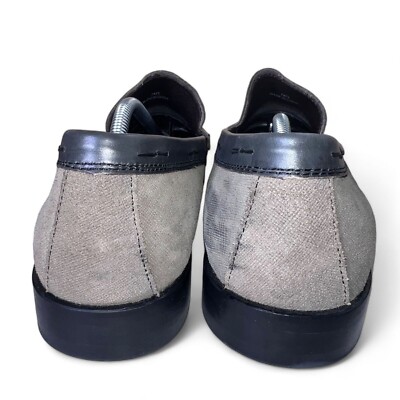 John Varvatos USA Star Slip-on Loafers Brown / Grey Suede  display picture 1