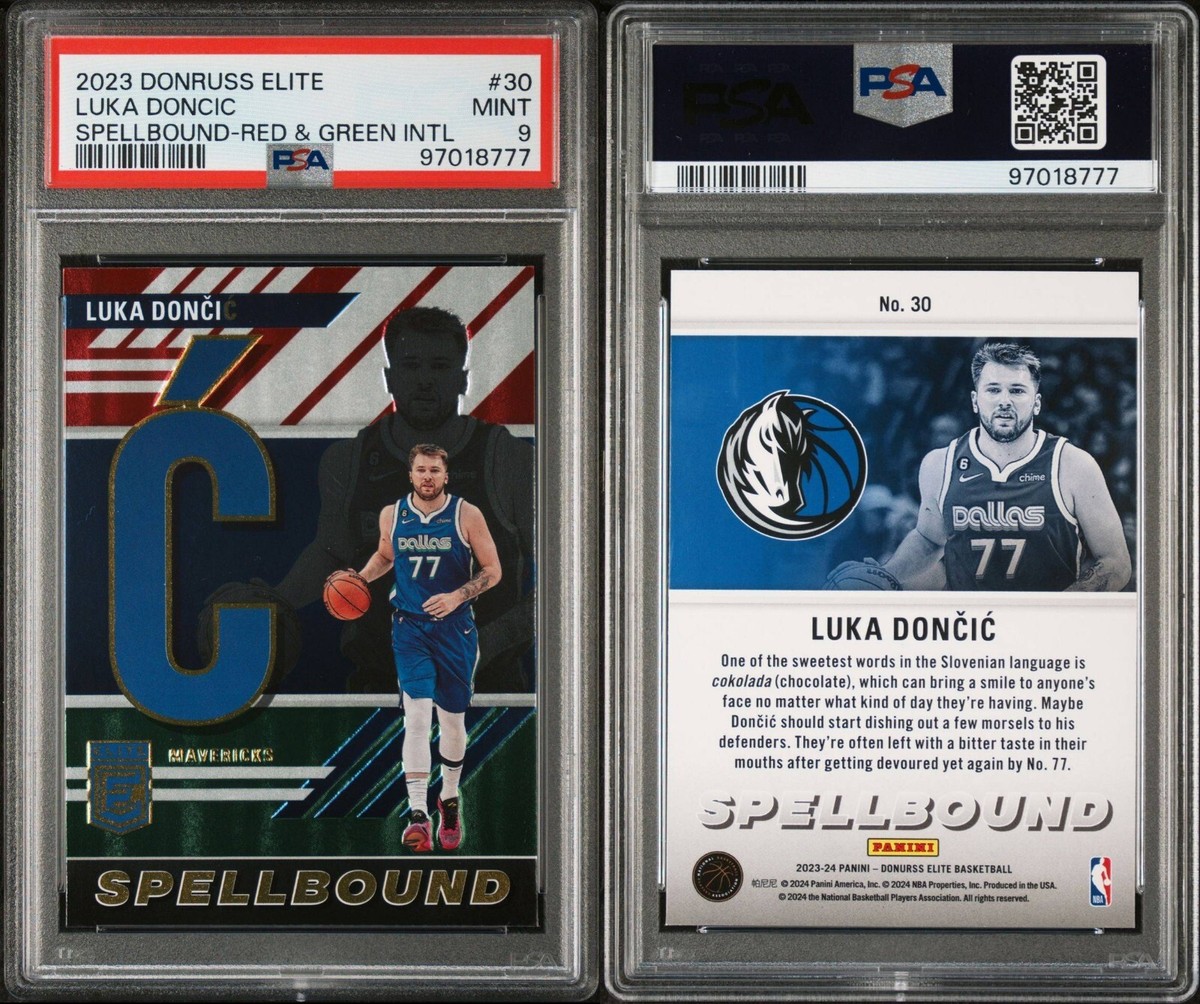 2023 Donruss Elite Luka Doncic Spellbound 