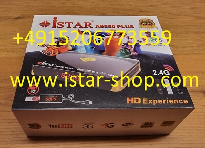 iStar A9550 Plus TVBOX Sat Receiver OnlineTV Online TV Digital Box a 9550 plus