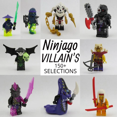 LEGO NINJAGO VILLIANS Snakes Skeletons Stone Army Sky Pirates Ghosts MORE