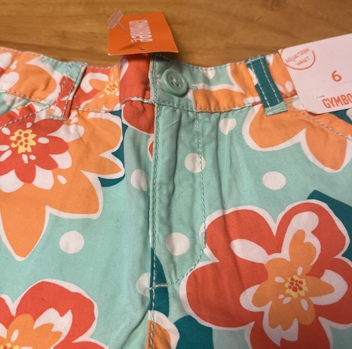 NWT Gymboree Girls Shorts Summer Floral Sz 6 - Picture 2 of 7