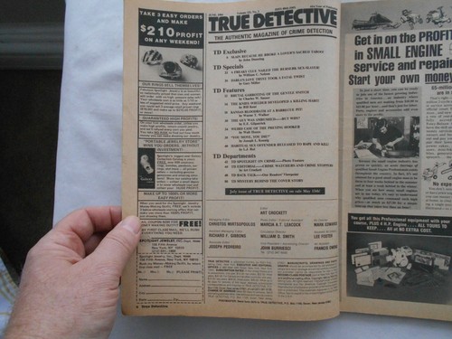 TRUE DETECTIVE Magazine-JUNE,1984 - Picture 2 of 2