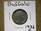 Buffalo Nickel. Original Date, 1936-P. #67