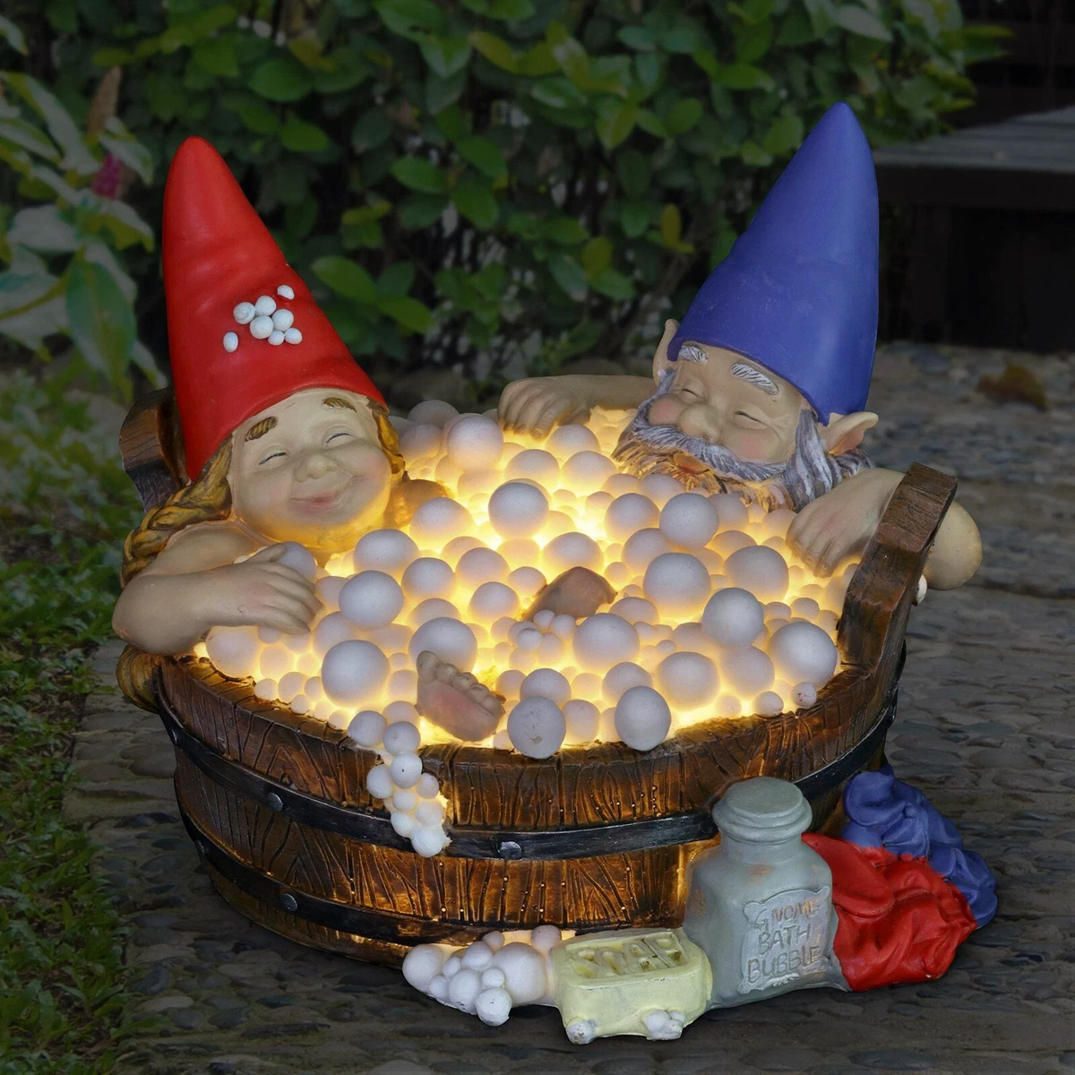 Exhart solar bubble stake lights deals