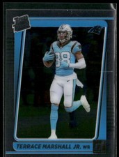 2021 Clearly Donruss #67 Terrace Marshall Jr. Carolina Panthers Rookie Card