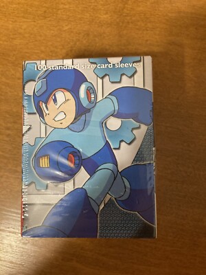 Mega Man Dragon Shield TCG Standard Card Sleeves 100 Factory Sealed 2.5'' x 3.5''
