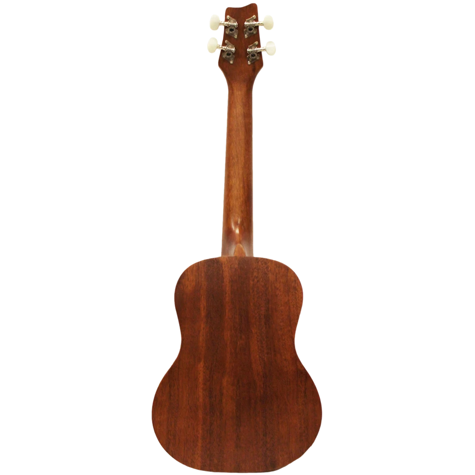 Ukelele Uke tenor caoba 18 trastes diente de sierra con guía de lección de acordes Foto 4 de 4