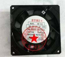  ETRI Fan 99XU0181000 Fan 90*90*25mm 208-240V 14/11W 70/60mA