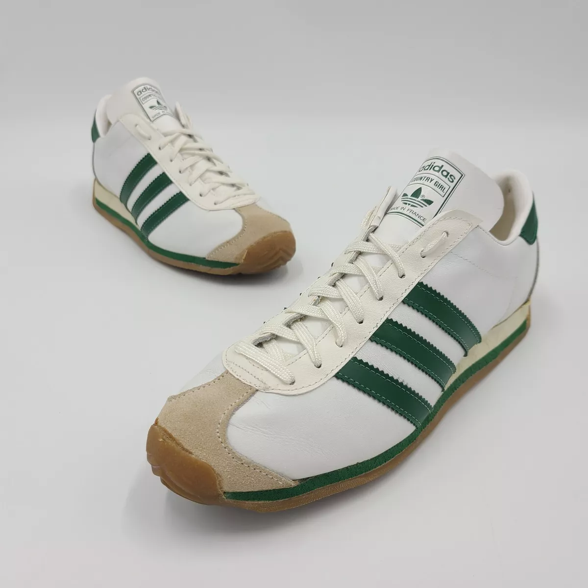 Vintage 1970s Adidas Girl Womens Size 8 Leather Sneakers in France | eBay