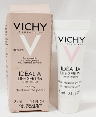 Vichy IDEALIA Life Serum Skin Idealizer All Skin Types Sensitive .1 oz/3mL New