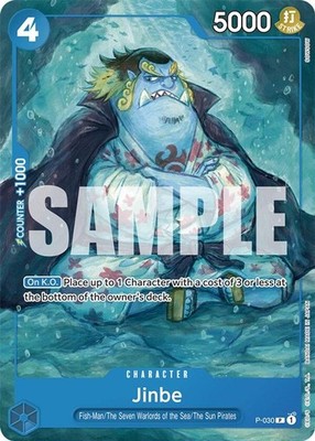 One Piece Jinbe (P-030/241) One Piece Promotion Cards NM