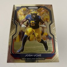 2020 Prizm #369 Josh Uche Rookie Football Card Patriots Eagles NM. rookie card picture