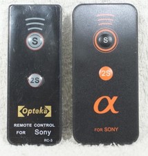 Pair of Wireless Remote for Sony A6600, A7 II, A7 III, A7, A700, A77, A7R II