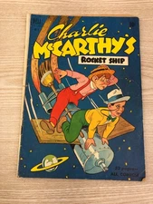💥1950 Charlie McCarthy’s Rocket Ship #6 Comic Book Golden Age Pre-Code Dell🚀