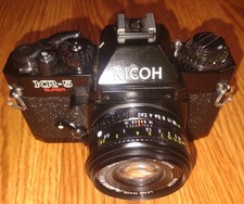 Ricoh KR-5 film KR-5 35mm SLR Film Camera with XR Rikenon 55mm f/2.2 Lens — listing 3