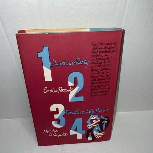 And Four To Go A Nero Wolfe Novel by Rex Stout 1958 HCDJ Book Club Edition - Picture 4 of 5