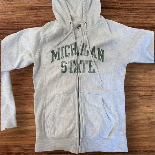 Michigan State Spartans NCAA Champion Reverse Weave Hoodie mit durchgehendem Reißverschluss Small - Bild 2 von 9