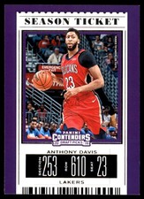 Anthony Davis 2019 Panini Contenders Draft Picks #2 Lakers NBA READ FREE SHIP