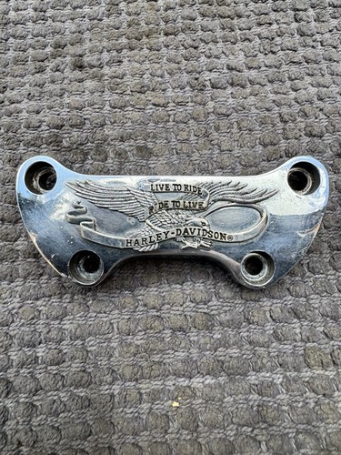 Harley Davidson S&S Style Air filter Cover And Handle Bar raiser top clamp . - Picture 3 of 5