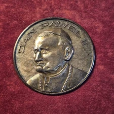 POPE Jan Pawel JOHN PAUL II STERLING SILVER .925 MEDAL Jasna Gora 1983 Poland
