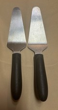 Set of 2 - Winco Cake Pie Server TKP-51 #249 w/ Black Handle NSF Restaurant Ware