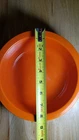 Vintage 8 1/2” Fiestaware Fiesta Old Radioactive Red Orange Nappy Bowl