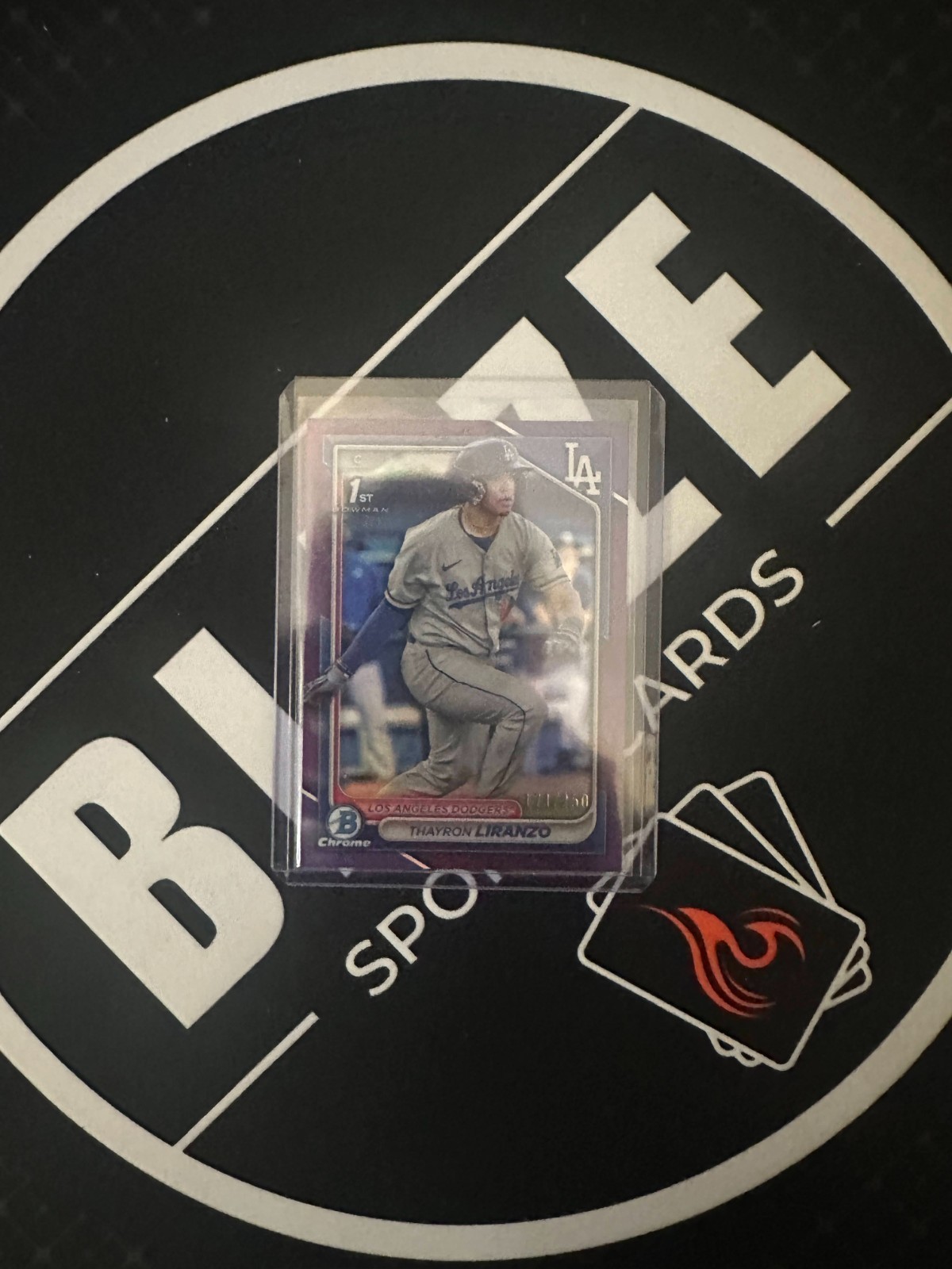 2024 Bowman Chrome Purple #BCP-182 Thayron Liranzo 1st /250