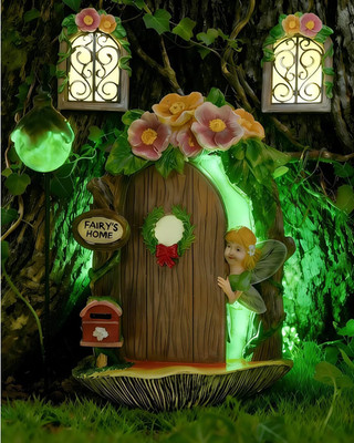 Fairy Door, Fairy Door for Tree,Fairy Tree Decorations Outdoor,Fairy Door Kit,Fa