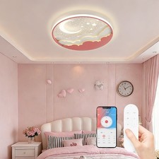 LED Kinder Deckenlampe Stern Mond Deckenleuchte Kinderzimmer Schlafzimmer Lampe 
