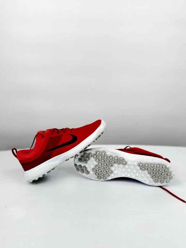 Zapatos de golf para mujer Nike Roshe G talla 9,5 rosa carmesí negro blanco sin clavos LW Foto 2 de 4