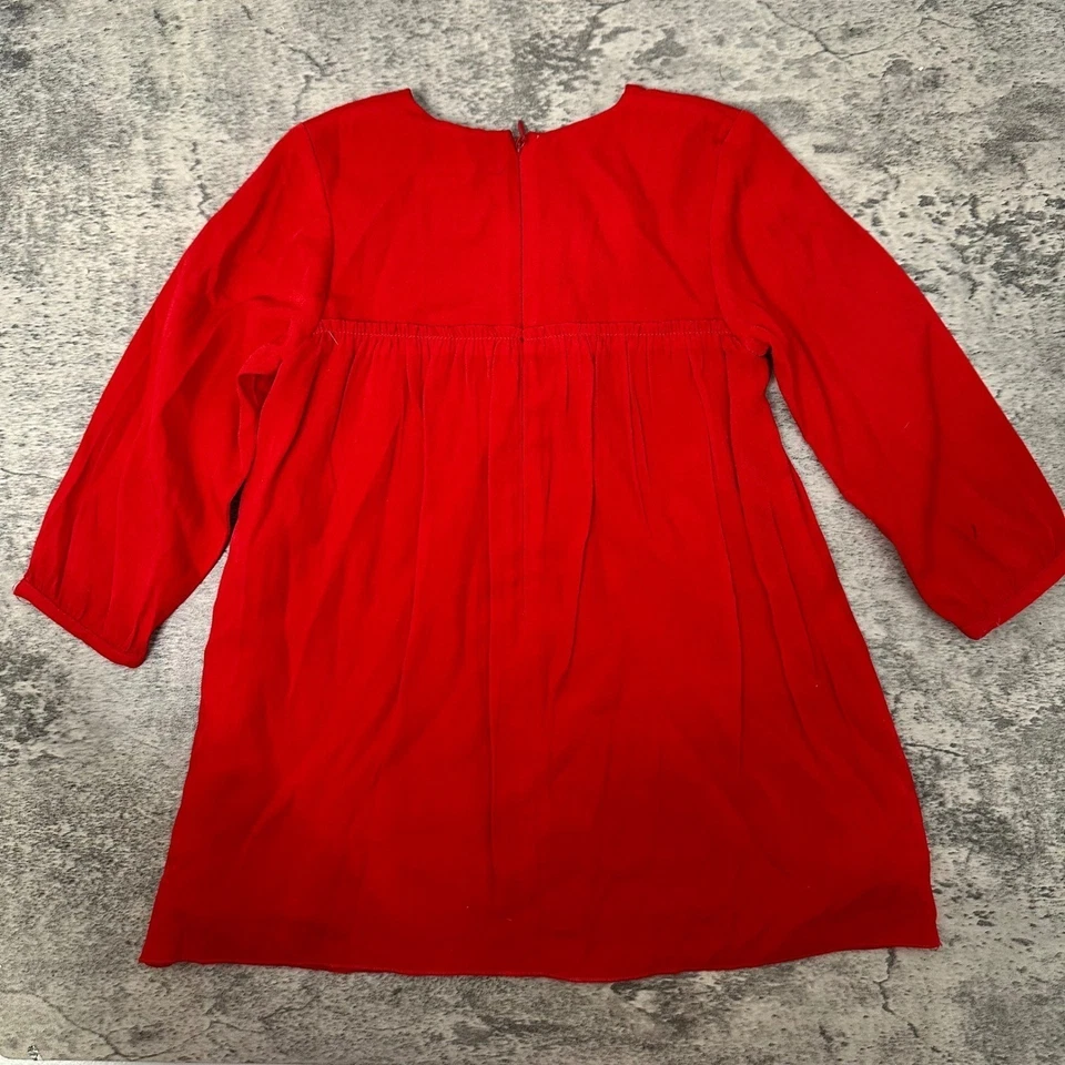 Vestido Chloé Niños Rojo Lazo - Talla 2T | Vacaciones y Fiesta Foto 3 de 4