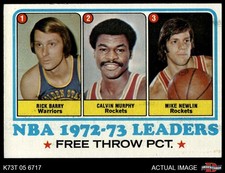 1973 Topps #156 Rick Barry NBA Free Throw Pct. Leaders 6 - EX/MT