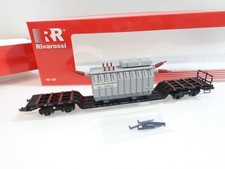 Rivarossi H0 HR6182 Tiefladewagen Uaik mit Trafo TRO der DR in OVP RR7442