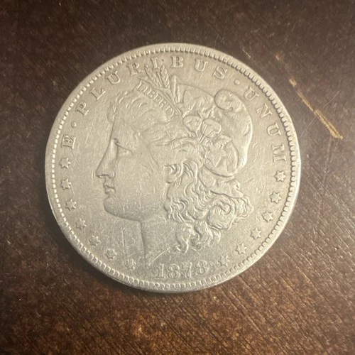 1878 Morgan Silver Dollar $1 Coin Circulated 0.9 Fineness Uncertified Ungraded