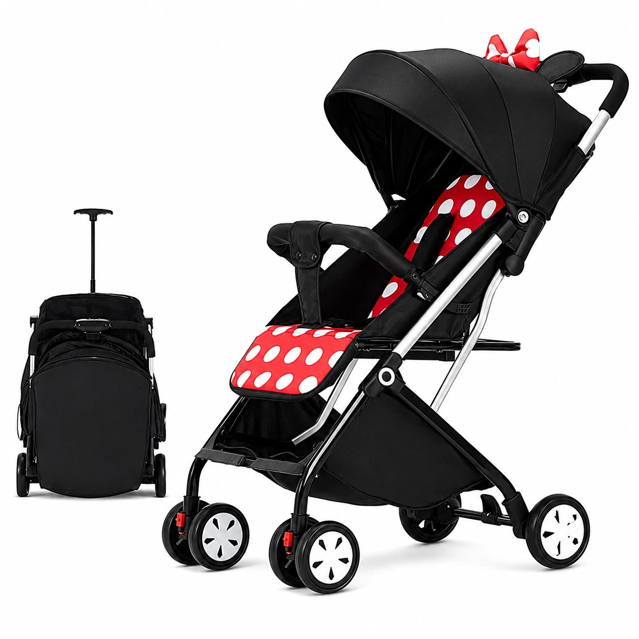 Luxury Baby Pushchair Stroller Foldable Travel Pram Buggy Newborn Toddler