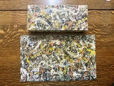 1964 Jackson Pollack Convergence Springbok Puzzle 340 Piece Complete W/ Poster