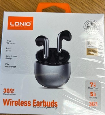 LDNIO T10 WIRELESS EARBUDS TRUE WIRELESS BASS BOOST SEMI IN EAR DESIGN IPX4 WATE