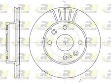 2x ROADHOUSE Disque de frein Avant convient pour MERCEDES-BENZ CLS Coupé (C218)