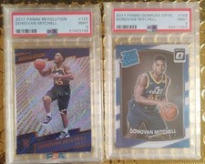 Donovan Mitchell 2017 Revolution, Optic Rated Rookie Psa 9