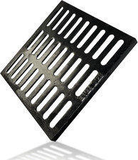 20X20 Cast Iron Drain Grate, B125 Class Sewer Grate, Weather-Resistant Outdoor D